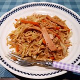 キャベツ大量消費の旨辛！ノリマス焼きそば